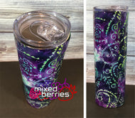 Custom Fabric Wrapped Tumbler